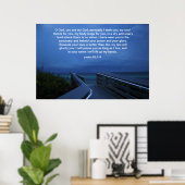 POSTER Ô DIEU, TU ES MON DIEU (Bureau à domicile)