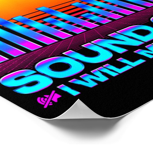 Poster O Engineer Quotes Don't Mess With The Sound Guy  (Coin)