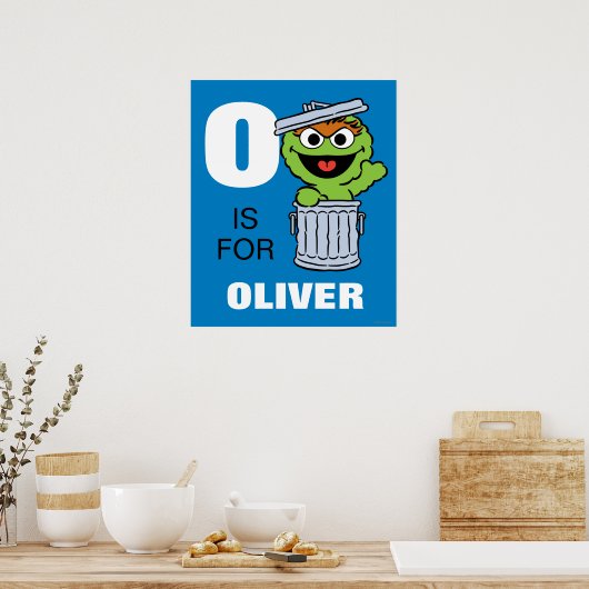 Poster O est pour Oscar le Groupe | Ajouter Votre Nom (Cuisine)