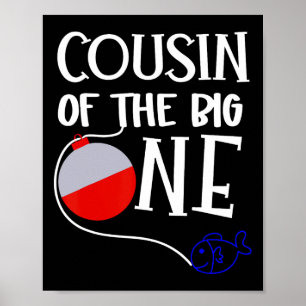 Poster O-fish-ialement Un Cousin De L'anniversaire Du Gro