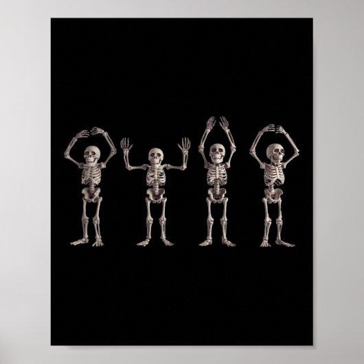Poster O-h-i-o State Skeleton Lover Ohio Halloween Hommes (Devant)