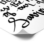 Poster O Nuit Sainte Noire Lettres Typographie Vacances (Coin)