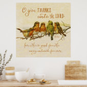 Poster O Remercie le Seigneur (Cuisine)