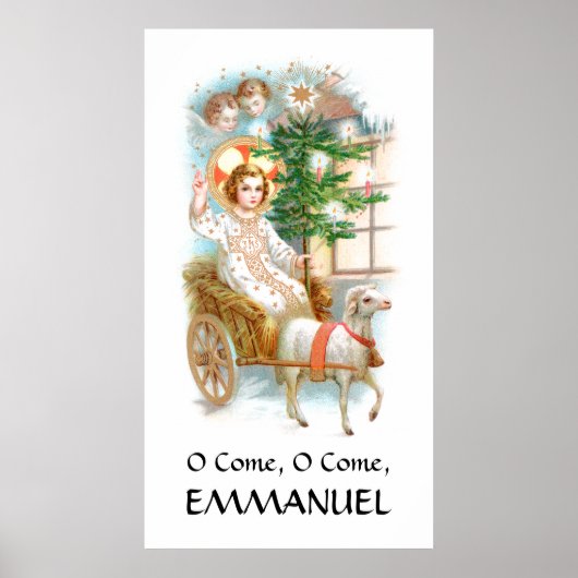 Poster O Viens, O Viens, Emmanuel Advent (Devant)