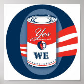 Poster "O, Yes We Can" (Devant)