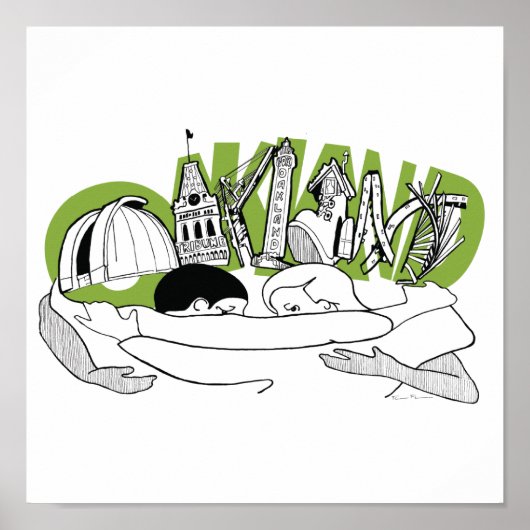 Poster Oakland (Devant)