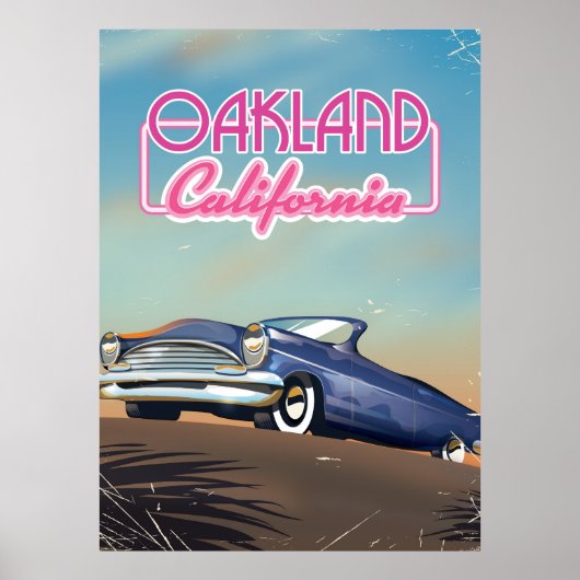Poster Oakland California (Devant)