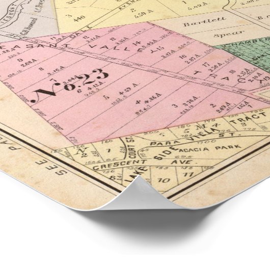 Poster Oakland, environs 10 (Coin)