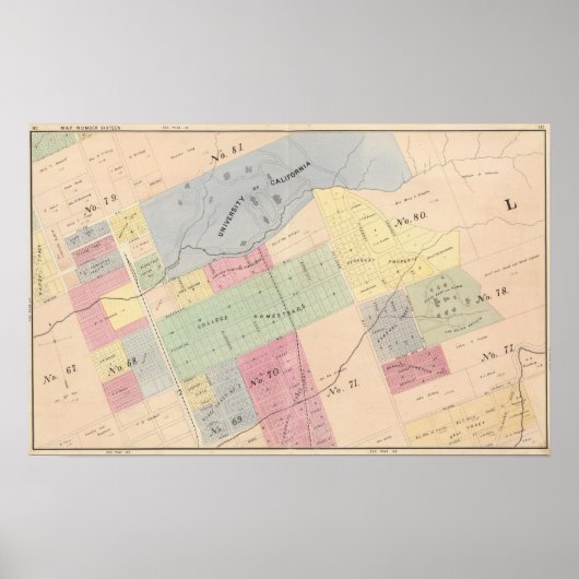 Poster Oakland, environs 16 (Devant)