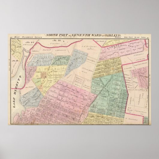 Poster Oakland, environs 7 (Devant)