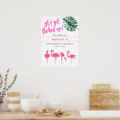 Poster OAKLEY Flamant rose Hot Rose Bachelorette Bienvenu (Cuisine)