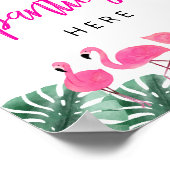 Poster OAKLEY Tropical Flamant Bachelorette Jeu de Culott (Coin)