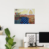 Poster Oasis (Bureau à domicile)