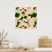 Poster Oasis Camo du désert (Cuisine)