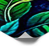 Poster Oasis de la jungle tropicale luxuriante (Coin)