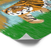 Poster Oasis de tigre (Coin)