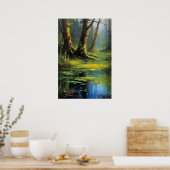 Poster Oasis d'émeraude, les nuances alléchantes d'une fo (Cuisine)