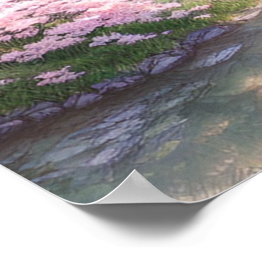 Poster Oasis Derrière le temple (Coin)