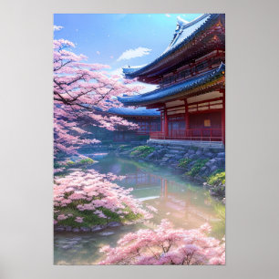 Poster Oasis Derrière le temple