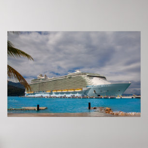 Poster Oasis des Caraïbes royale de la mer dans Labadee,