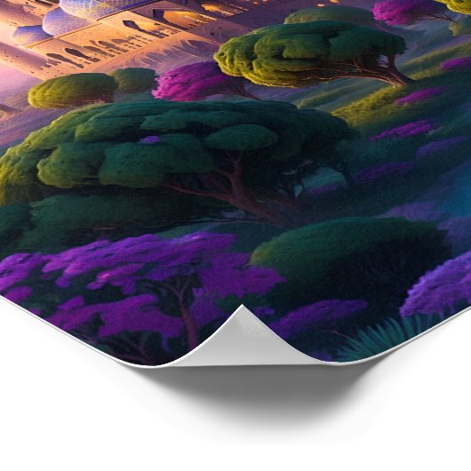 Poster Oasis du Château du Minaret (Coin)