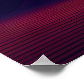 Poster Oasis électrochromatique : Une Pyramide Rétroonde  (Coin)