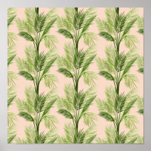 Poster Oasis intérieure | Motif Palm Tree (Devant)