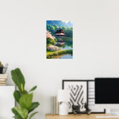 Poster Oasis mythique dans la forêt (Bureau à domicile)