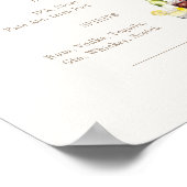 Poster OASIS Taupe Signature Boissons Mariage Bar Signal (Coin)