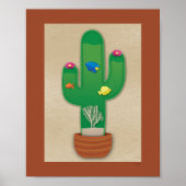 Poster Oasis tropicale (Devant)