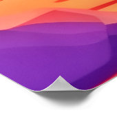 Poster Oasis tropicale du coucher de soleil (Coin)