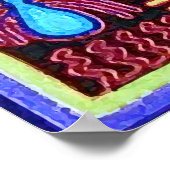 Poster Oaxaca Mexico Mexican Mayan Tribal Art boho Travel (Coin)