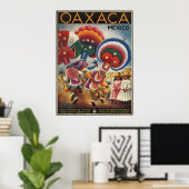 Poster Oaxaca Mexique (Bureau à domicile)