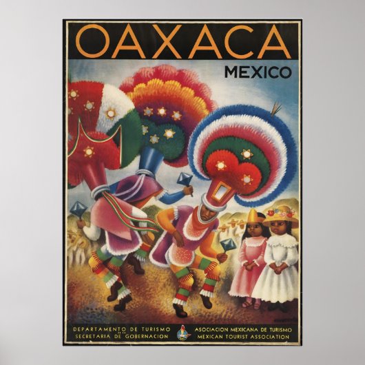 Poster Oaxaca Mexique (Devant)