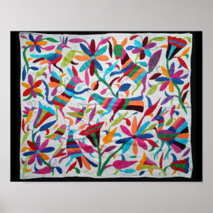 Poster Oaxaca Mexique Boho ethnique hispanique maya