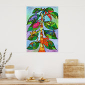Poster Oaxacan Frog Tree of Life (Cuisine)