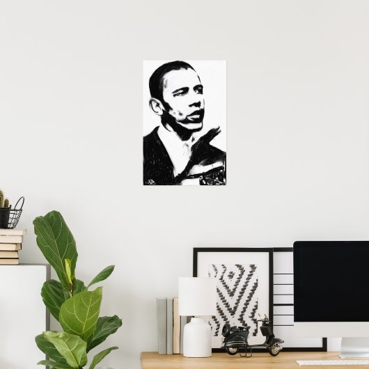 Poster Obama (Bureau à domicile)