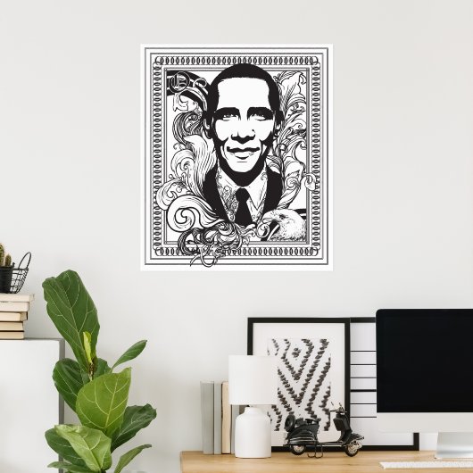 Poster Obama (Bureau à domicile)