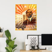 Poster Obama (Bureau à domicile)