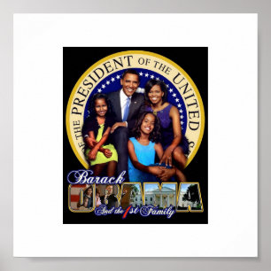 Poster Obama 1st Family