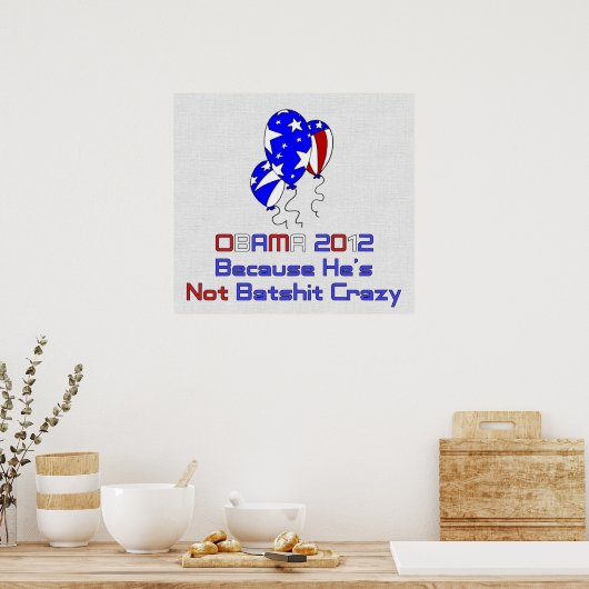 POSTER OBAMA 2012 (Cuisine)