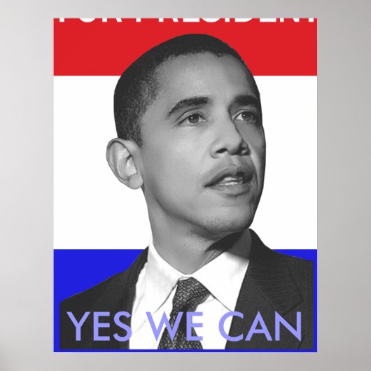 Poster Obama 2012 (Devant)