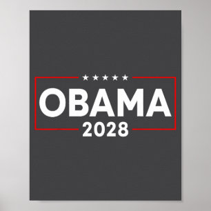 Poster Obama 2028 3e mandat Réparons cela, Obama pour