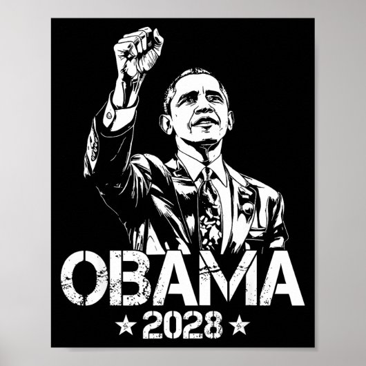 Poster Obama 2028 Let's Fix This Obama 48th President (Devant)