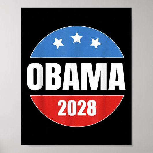 Poster Obama 2028 Retro Vintage (Devant)