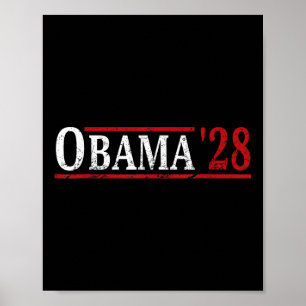 Poster Obama 2028 Votez Obama Pour Président 2028 Vintage