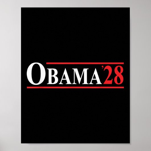 Poster Obama 28 Rétro Vintage (Devant)