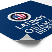 Poster Obama Biden LATINOS (Coin)