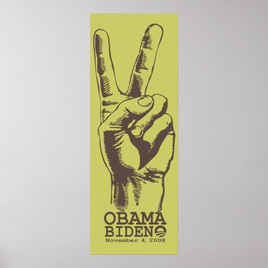 Poster Obama Biden Peace Imprimer (Devant)