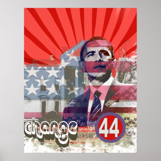 Poster Obama change (Devant)